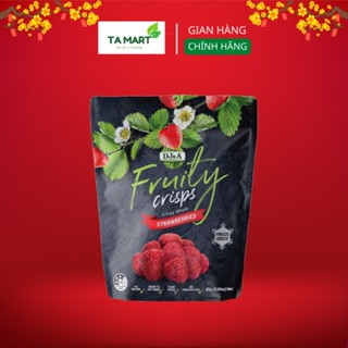 Dâu Tây Sấy - Ăn vặt văn phòng, Ăn KETO - Nhập khẩu Úc  DJ&A 25g - Freeze Dried Strawberries Australia