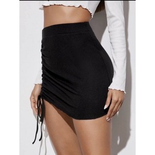 [ BIGSIZE TRÊN 55KG ] CHÂN VÁY THUN GÂN RÚT DÂY bigsize nữ