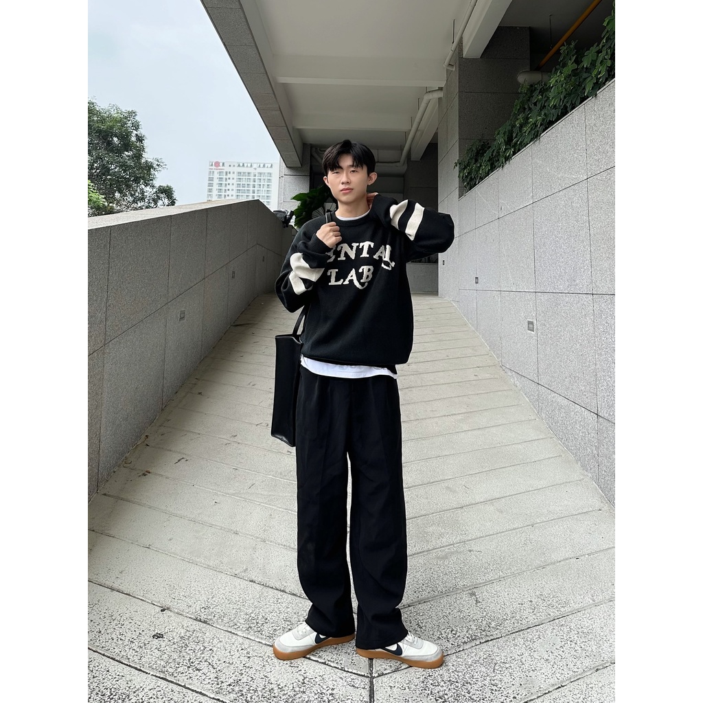 Áo Sweater Dệt Len Cao Cấp MENTAL® ESSENTIAL KNIT SWEATER