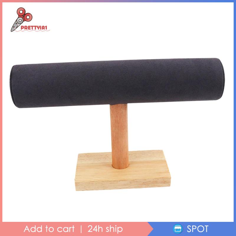 [Prettyia1] Giá Đỡ Trưng Bày Trang Sức Bằng Gỗ Để Bàn