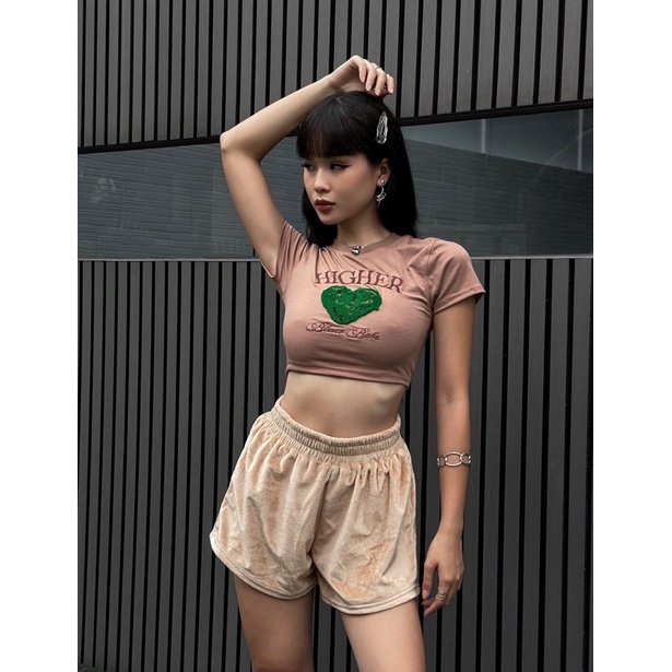 Quần Nhung Đùi Ngắn - Higher Velour Shorts