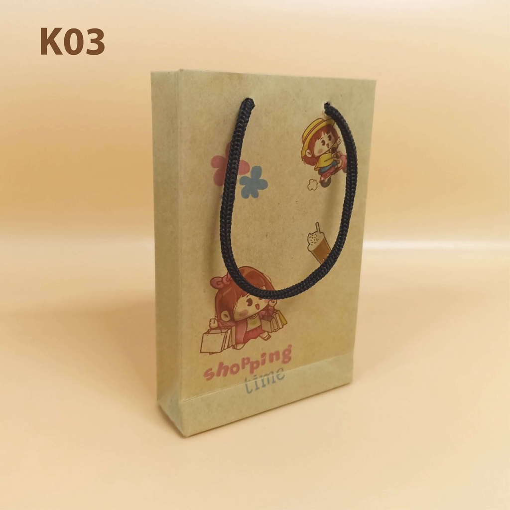 Combo 10 cái Túi giấy K03 (Hình ngẫu nhiên)