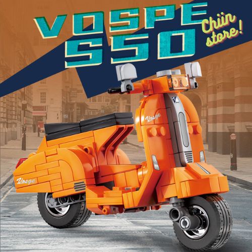 Đồ chơi Lego lắp ghép mô hình xe máy, xe tay ga dành cho bé từ 6 tuổi