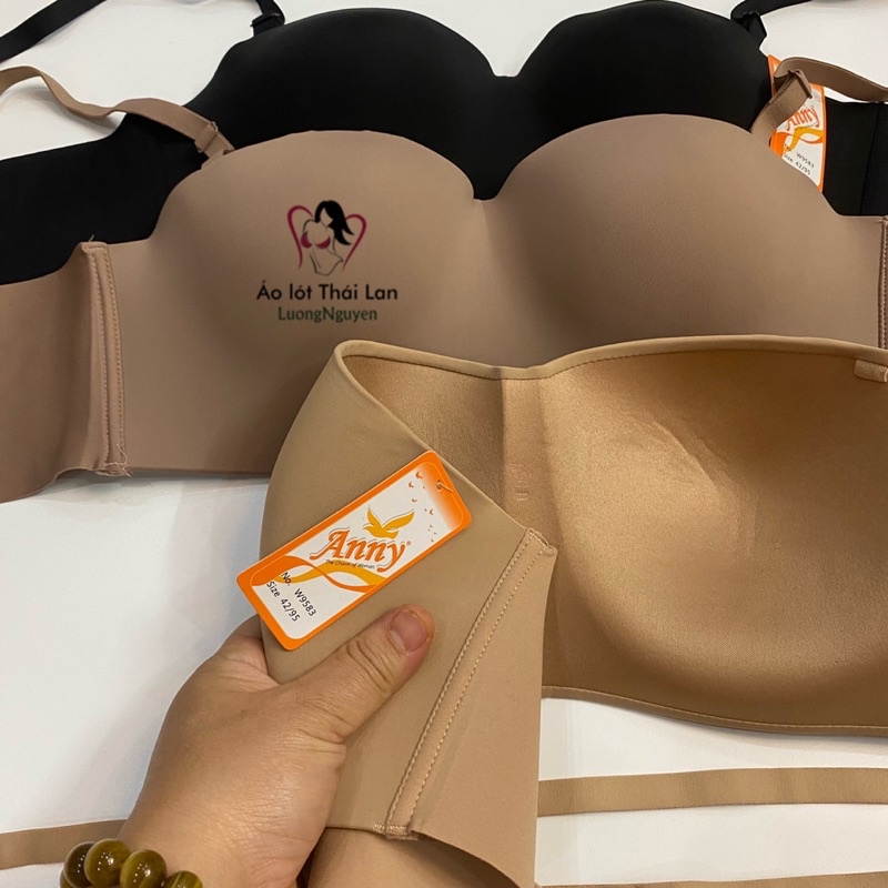 Áo lót không gọng bigsize cup ngang quả to cup B Thái lan Anny 9583 nâng ngực bản lưng to size 34 đến size 42