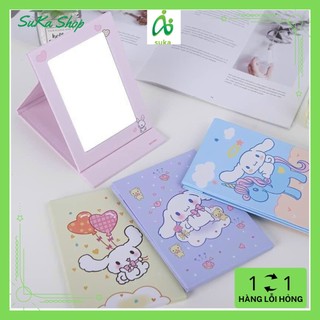 Gương trang điểm-Gương gập để bàn in hình dễ thương SK