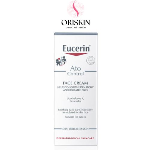 Eucerin - Kem Dưỡng Giúp Phục Hồi & Tái Tạo Da Ato Control Soothing Face Cream 50ml