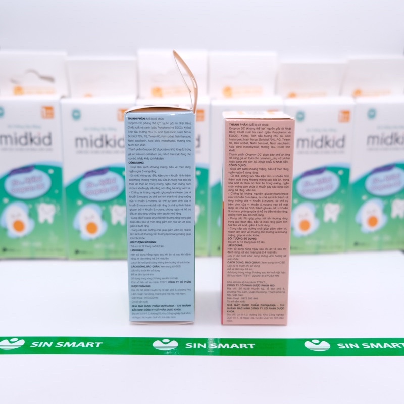[Giá Chỉ 145K] Xịt Chống Sâu Răng MIDKID an toàn tuyệt đối dành cho bé