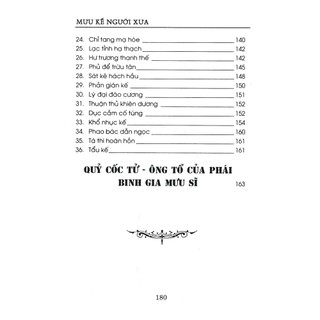 Sách - Mưu Kế Người Xưa