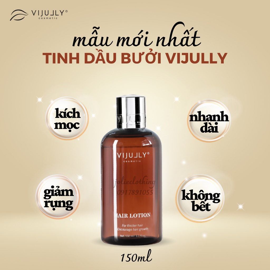 Xịt dưỡng tóc Tinh dầu bưởi Vijully, Ngăn Ngừa Rụng Tóc, Kích Mọc Tóc 100% tự nhiên