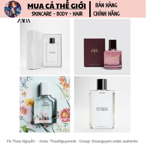 Nước hoa Zara nữ