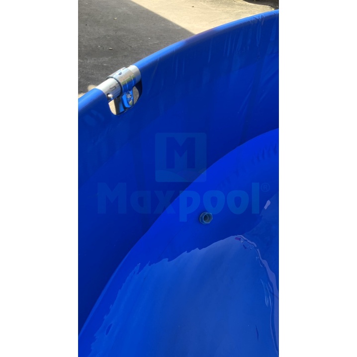 Bể bơi tròn khung kim loại lắp ghép - Bể nuôi cá