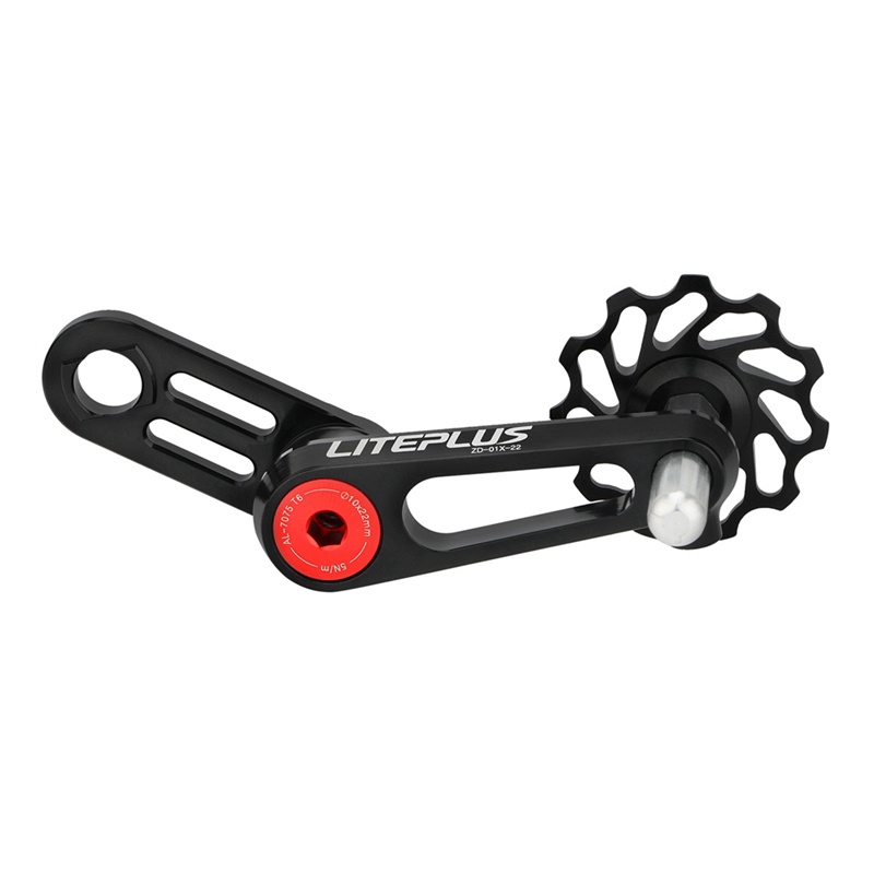 Phụ Kiện Dẫn Hướng Dây Xích Xe Đạp Bằng Hợp Kim Nhôm Màu Đỏ