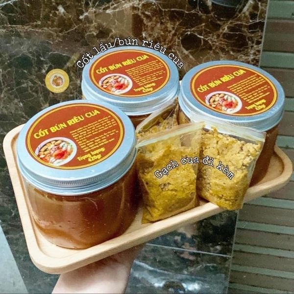cốt lẩu riêu cua đồng❤️ăn lẩu, bún mì cực ngon❤️Tmart - Thực phẩm sạch