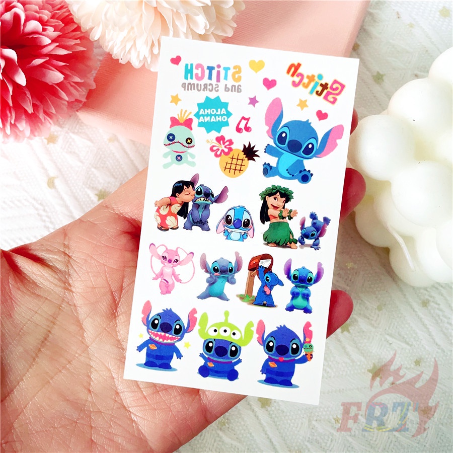 ❣️1 Tấm Hình Xăm Dán Hình Lilo & Stitch❣️ Hình Xăm Dán Chống Nước Hình Thiên Thần