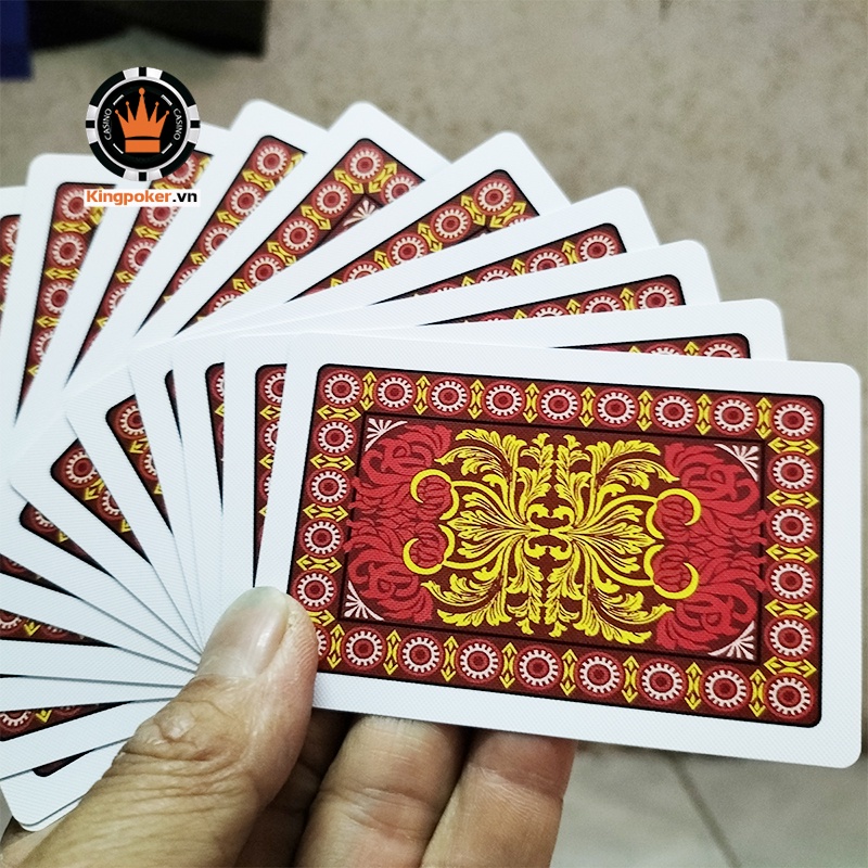 Bộ bài tây nylon kiểu Malaysia 100% plastic cao cấp có hộp nhựa