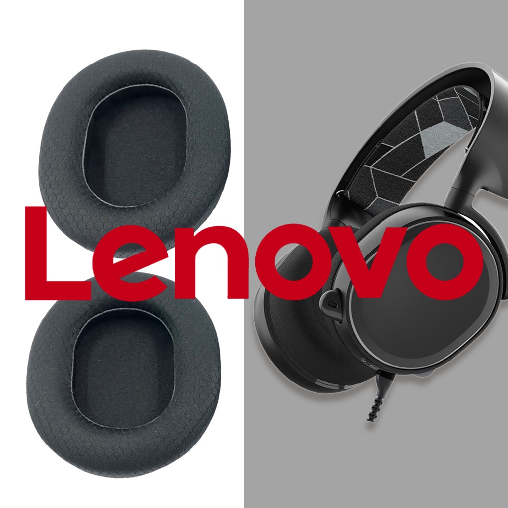 Cặp đệm tai nghe chụp đầu LENOVO vải lưới cách nhiệt chống ồn thay thế cho Steelseries Arctis3/ 5/ 7 Pro
