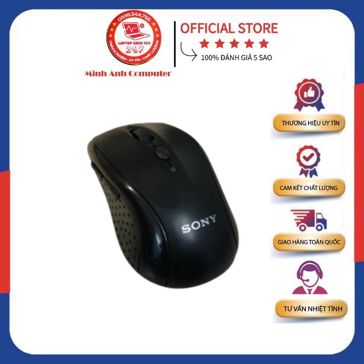 Mouse Ko Dây Sony160/ Hp160 Bảo Hành 6 Tháng