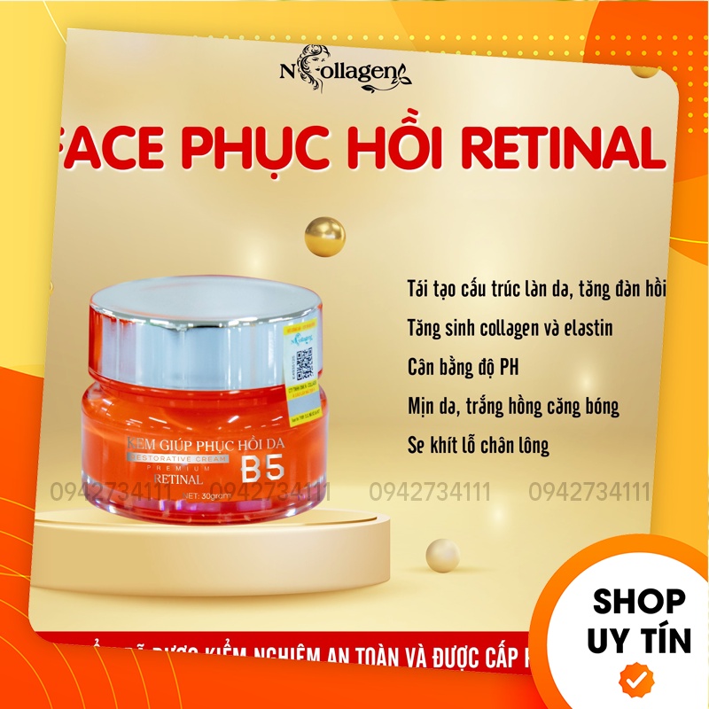 [Chính hãng] Kem Face Phục Hồi Da B5 N Collagen Trần Thị Bích Ngân
