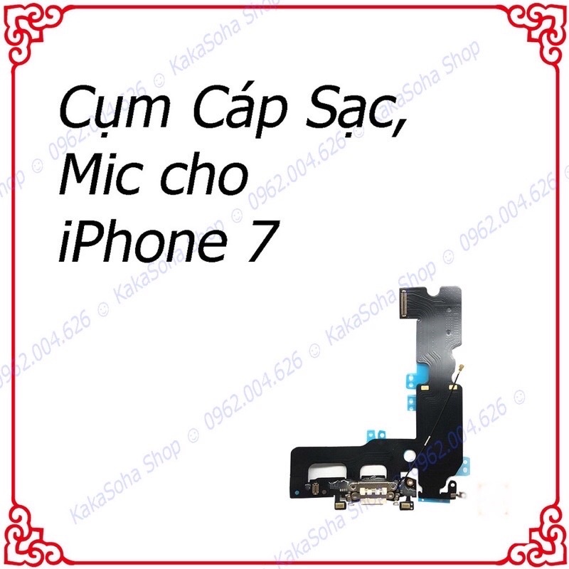 Cụm Cáp Chân Sạc lP Đa Năng Dành Cho lP 6 đến 8 Plus Hàng Mới Chính Hãng