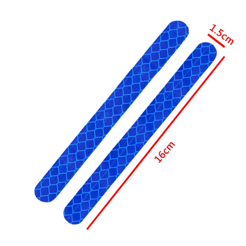 Bộ 2 Miếng Dán Phản Quang Cảnh Báo An Toàn Chống Va Chạm Cho Gương Chiếu Hậu Xe Hơi DIY