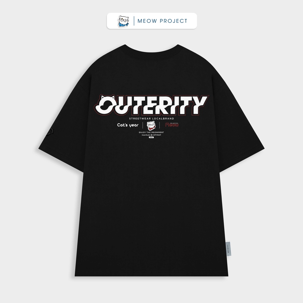 Áo Thun Outerity Meowment | Meow x Tết Ấm Project - ATO1003 Abi unisex 2023 | BigBuy360 - bigbuy360.vn