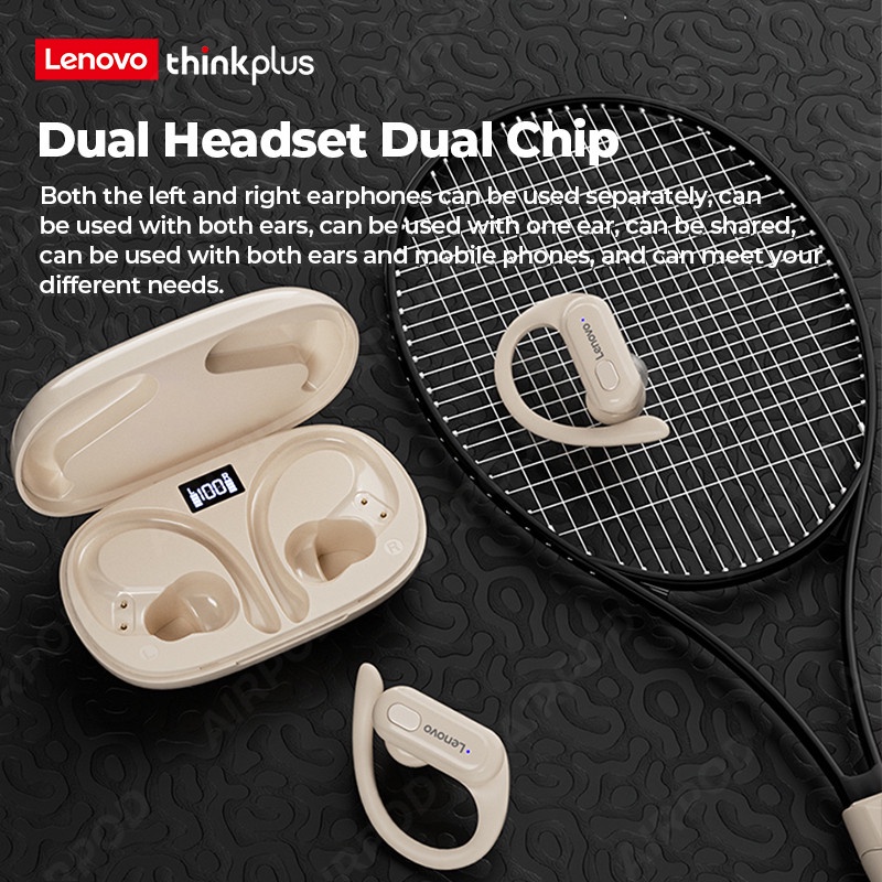 LENOVO XT60 Tai Nghe Nhét Tai Thể Thao Không Dây Bluetooth 5.3 9D Chống Nước Có Micro Cho Điện Thoại Xiaomi JBL