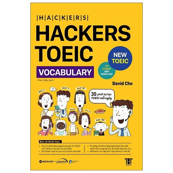 Sách - Hackers TOEIC - Trọn bộ 3 cuốn Vocabulary, Listening, Reading