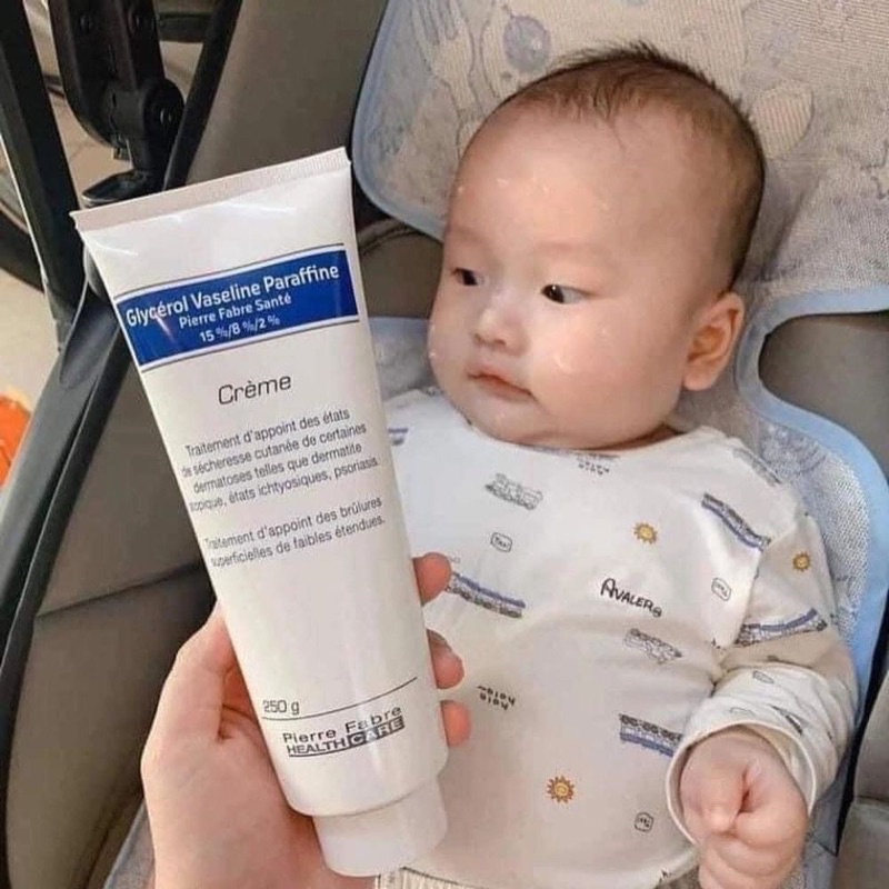 Kem dưỡng da Glycerol Vaseline Paraffine Crème 250g chính hãng, cấp ẩm cho da khô nẻ