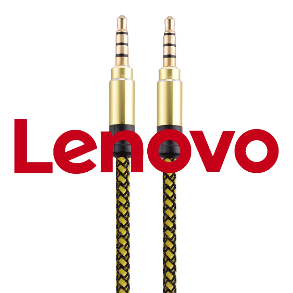 Dây cáp âm thanh LENOVO sunflower bằng kim loại chắc chắn chống mòn cho MP3
