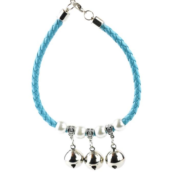 Vòng Cổ 3 Chuông Cho Chó Mèo , vòng cổ nhiều màu sắc cho thú cưng  (Màu ngẫu nhiên)