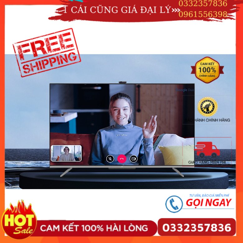 Tivi TCL 4K 50 inch 50P725 Android âm vòm chất lượng cao - Hàng chính hãng BH 12 tháng.- Mới Full Box