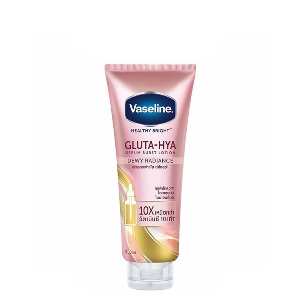 Dưỡng Thể Trắng Da Vaseline Healthy Bright Gluta Hya Serum Burst Lotion 10X 300ml