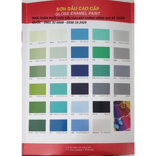 Sơn dầu cao cấp Galant màu đen 510