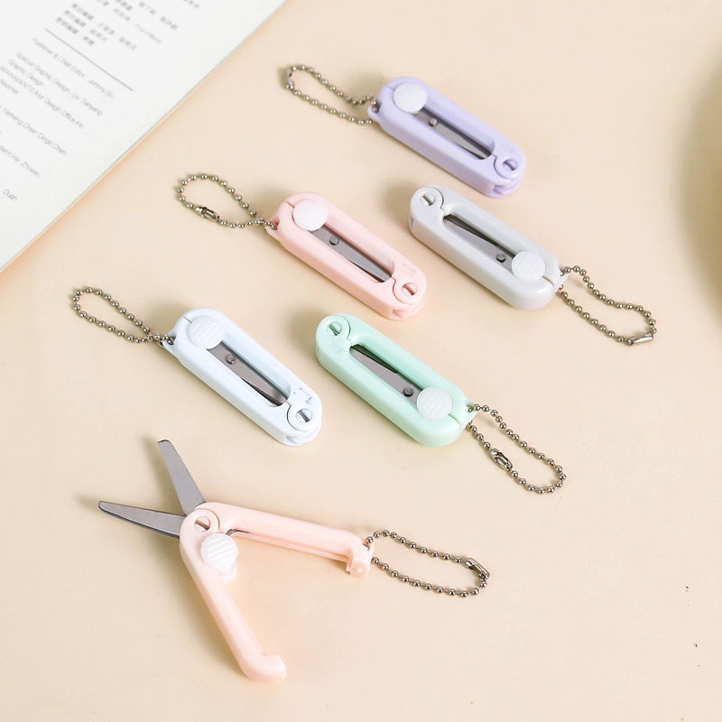 Kéo Gấp Mini Cắt Giấy Nghệ Thuật Dễ Thương