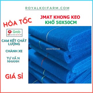 Jmat không keo - Bùi nhùi Nhật 50x50cm- Vật liệu lọc nước bể cá koi