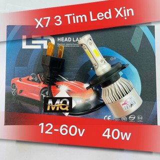 Đèn pha led C6 3 tim led mẫu mới 2019 ( giá 1 bóng)