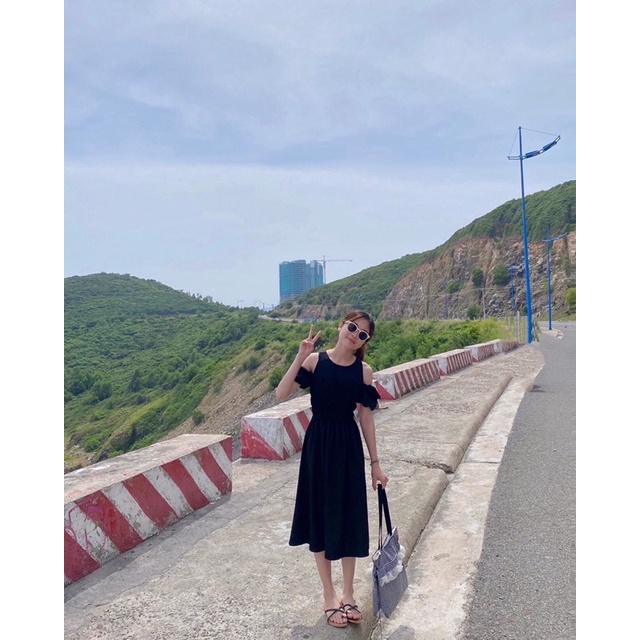 Đầm chun eo Julie form dài