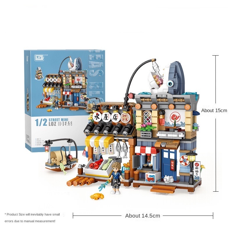 Đồ chơi khối xây dựng lego loz1233 Ngôi nhà ma halloween ngô bí Trang trí lễ hội quà tặng