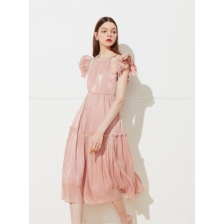 đầm maxi voan tơ màu hồng siêu ngọt ngào tiểu thư ( thời trang bigsize vicky.g - anitagreen) N223