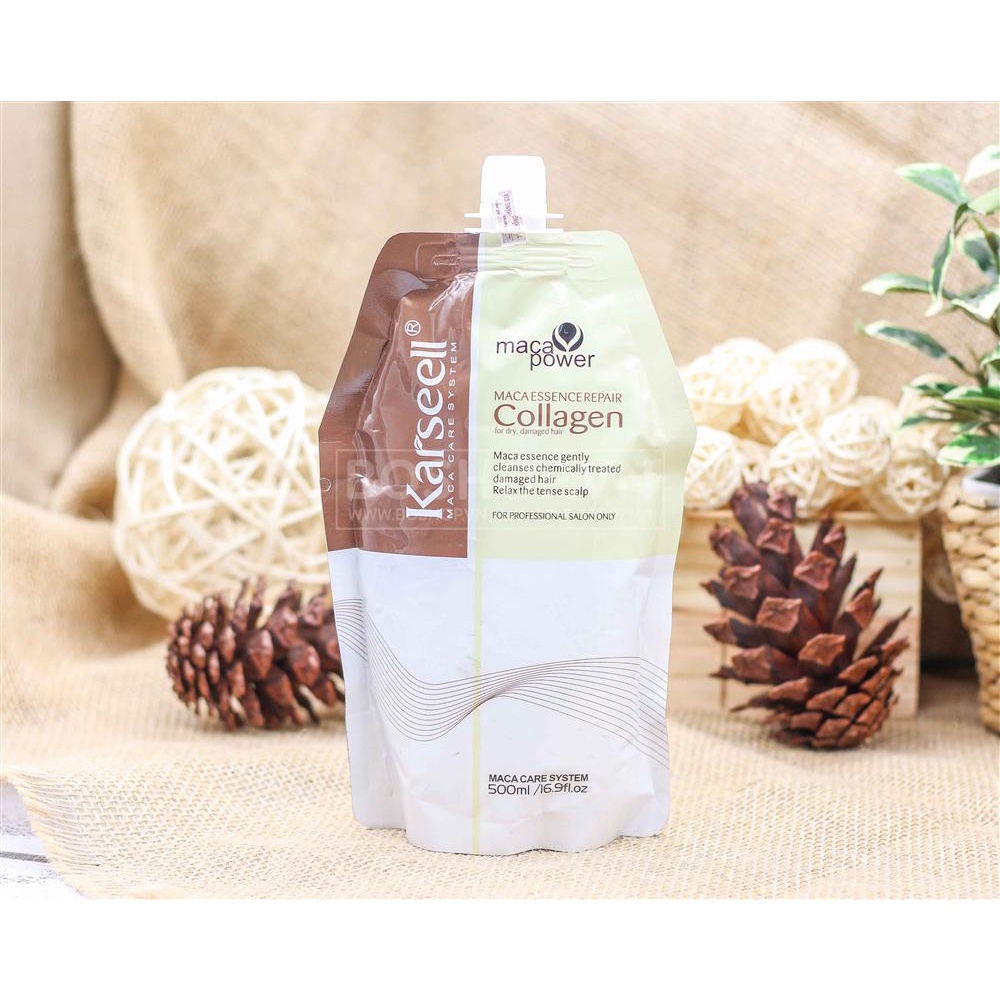 Ủ TÓC - KEM Ủ TÓC PHỤC HỒI COLLAGEN KARSEELL DẠNG TÚI 500ML