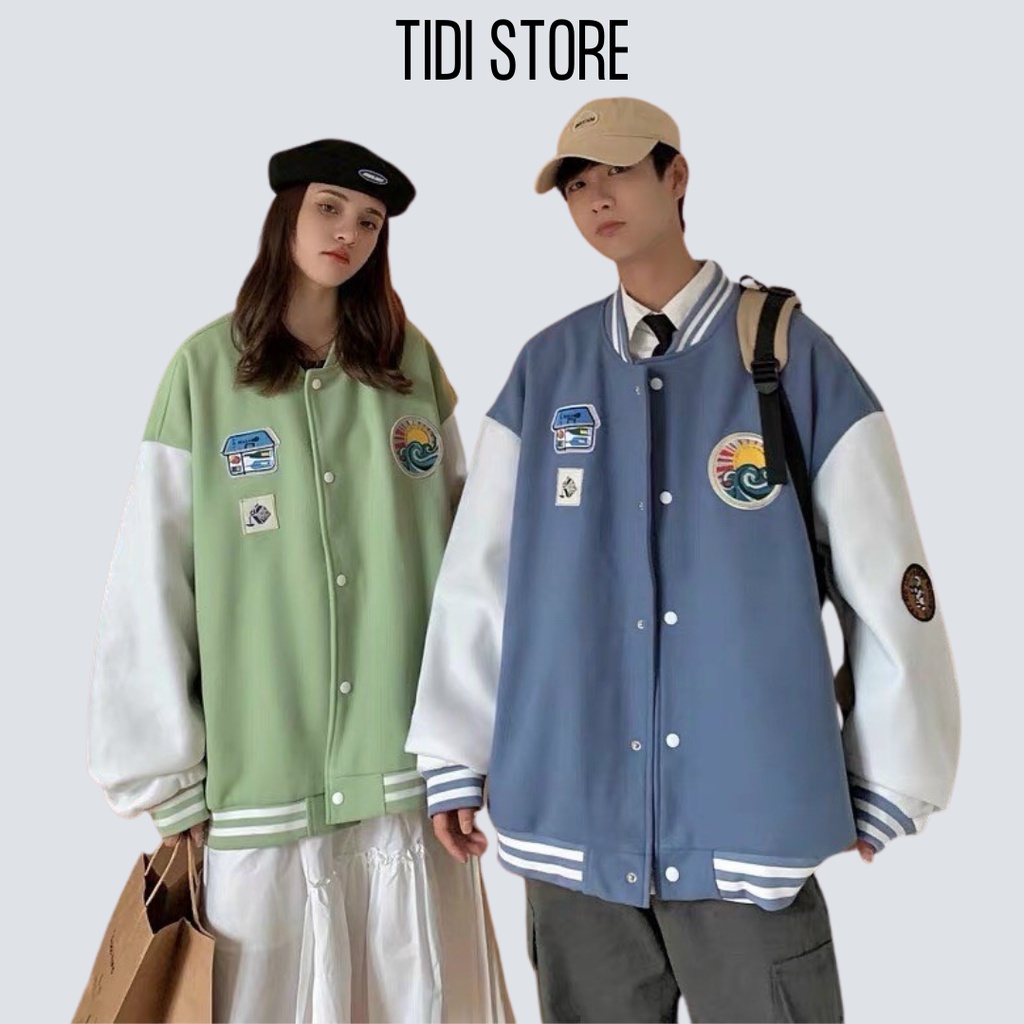Áo khoác bomber nam nữ cao cấp vải nỉ dày dặn thoáng mát BBN15