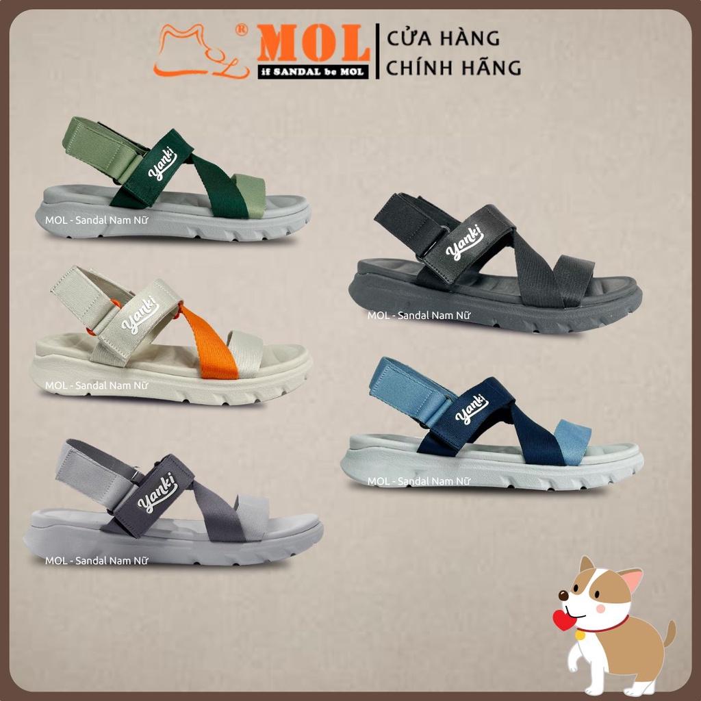 Giày Sandal Quai Chữ Z Nam Nữ Hiệu Yanki Siêu Nhẹ Mã YY021