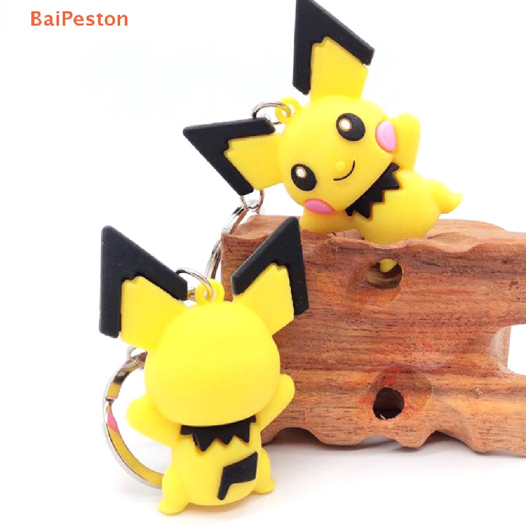 1 Móc Chìa Khóa Xe Hơi / BaiPeston / Pikachu Dễ Thương