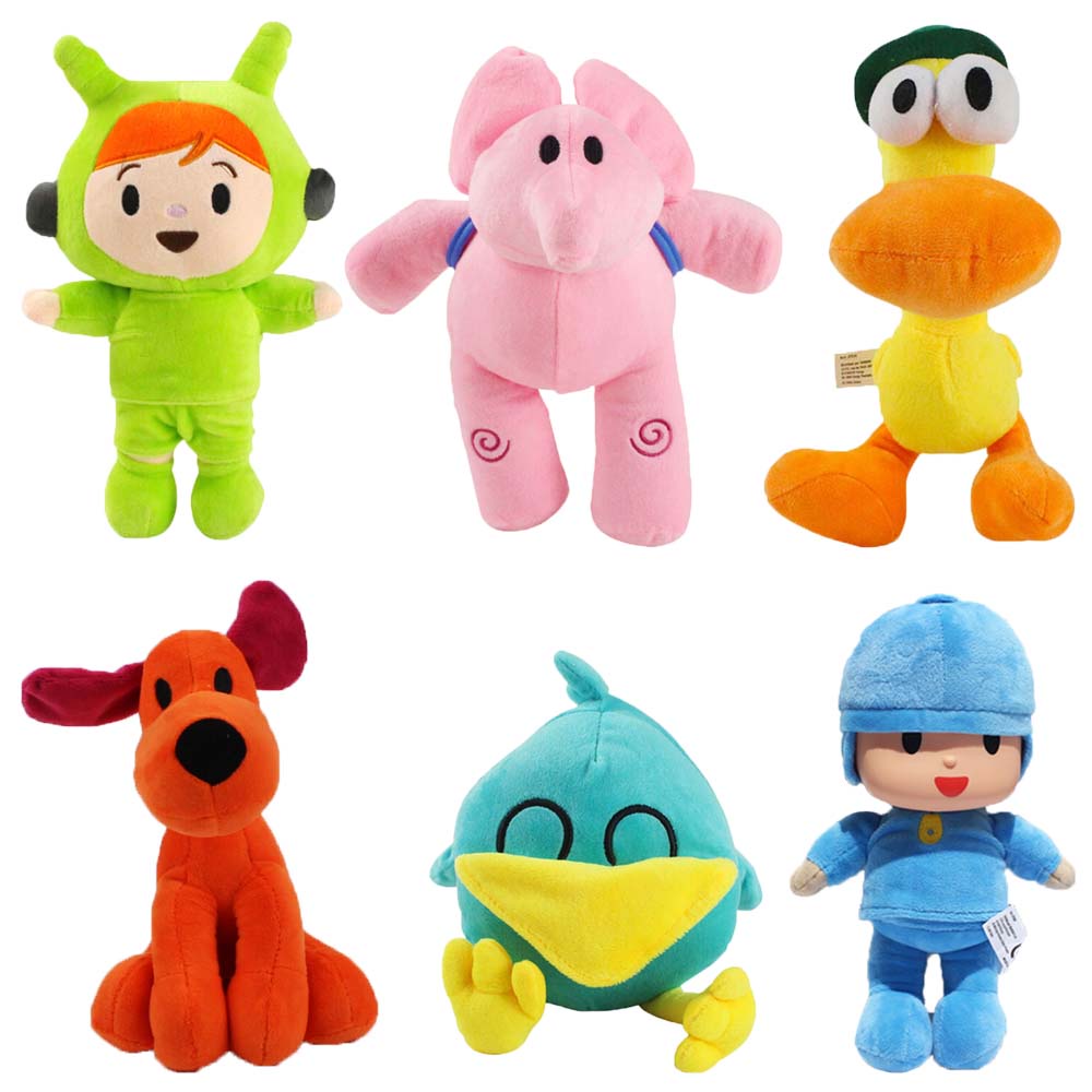 Búp Bê Nhồi Bông Mềm Mại Hình Chú Chim Đang Ngủ Pocoyo Pato Elly Loula