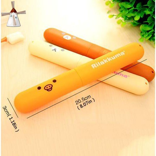 Hộp Đựng Bàn Chải Đánh Răng Du Lịch Họa Tiết Hoạt Hình Dễ Thương