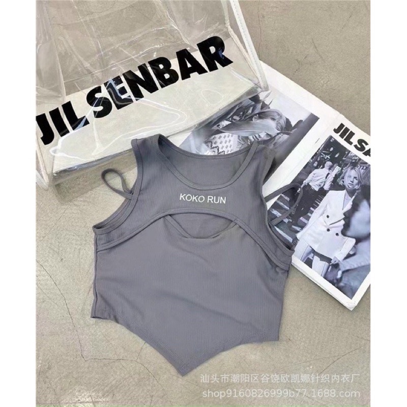 ÁO BRA KOKORUN VẠT CHÉO 2 DÂY SEXY 8386