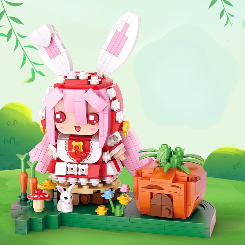 Bộ đồ chơi Lắp Ráp Mô Hình Nhà Cửa phong cách đường phố nhật bản lego cho bé gái