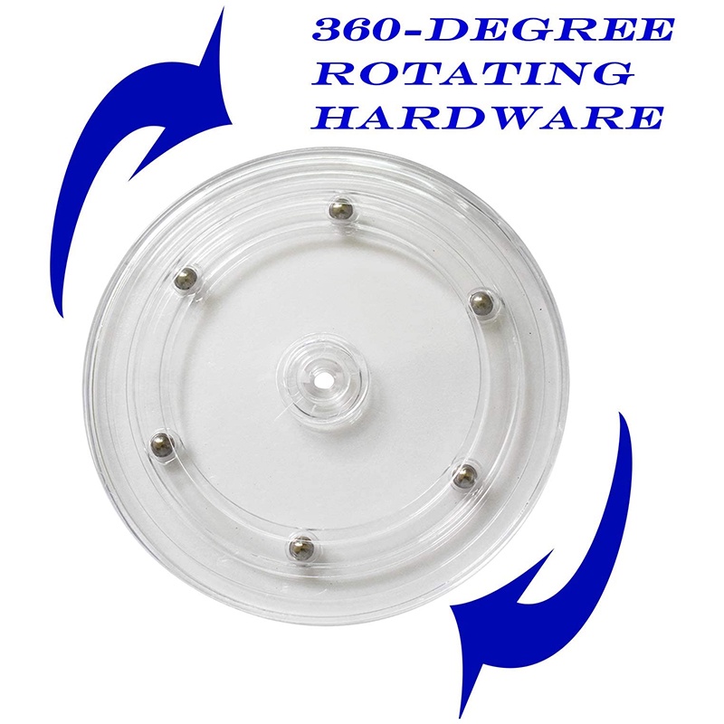 Bộ 4 Vòng Xoay Bằng Acrylic Trong Suốt Kích Thước 6 Inch Dùng Làm Bánh Quy