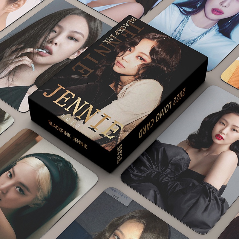 Đen Bộ Ảnh lomo card Nhóm Nhạc Blackpink 2022 Weleoming Colleelion