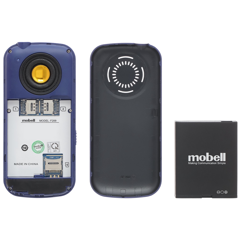 Điện thoại Mobell F209 4G Loa to ,bàn phím lớn - Hàng chính hãng